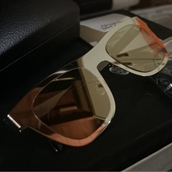 Alexander McQueen Square Frame Sunglasses - Picture 8 of 12